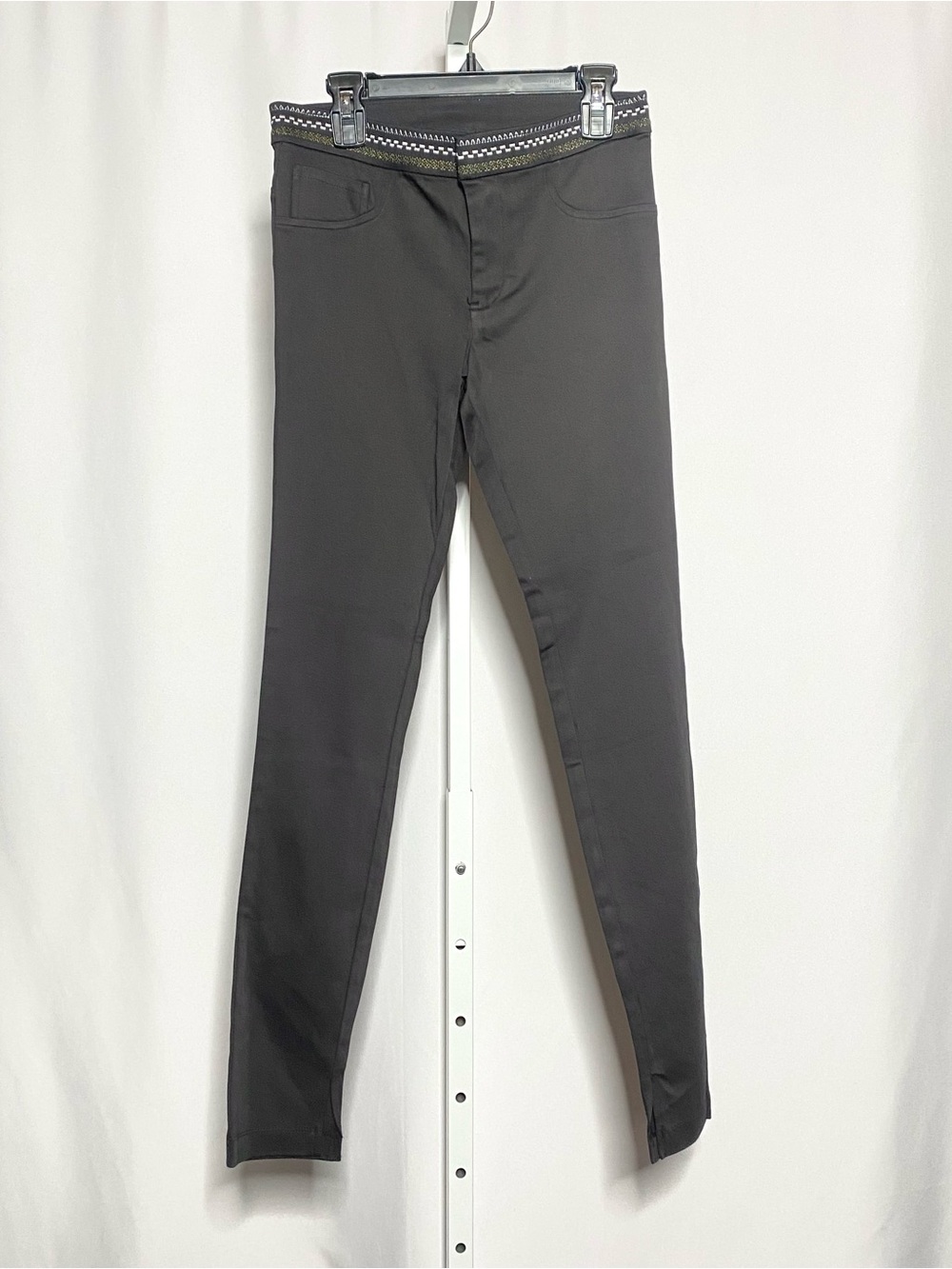 Hale Bob Boho-Chic Embroidered Waist Skinny Pants • 2
